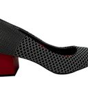 Betabrand  Starter Block Heel Pumps black white red cushioned insole Size 8.5 Photo 10