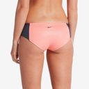 Nike  Tonal Stripe Hipster Bikini Bottoms Coral M Photo 1