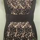 Jessica Simpson NWOT  Black Lace w/ Nude Lining Cap Sleeves Women’s Dress Size 10 Photo 2