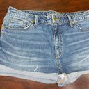 Universal Threads High Rise Shortie Denim Shorts Size 14 Photo 1