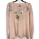 Holiday Time Sequin ornament  sparkly pink sweater Photo 4