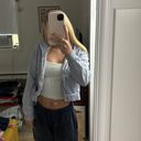 Brandy Melville Cropped Zip Up Photo 1