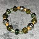 NEW! Sugar NY Vintage Green Stretch Beaded Bracelet Set Photo 5