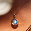 Tehrani Jewelry Evil Eye 14k Real Gold Pendant Photo 2