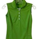 Nike  Golf Sleeveless Polo Shirt Green Size XS Photo 0