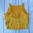 All In Motion  Everyday Soft Tank Built In Sports Bra Mustard Yellow XS NWT Photo 2