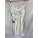 Lulus NWT  View and I White Tie-Back Faux-Wrap Midi Dress Size XS Photo 7