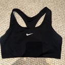 Nike Black Dri-Fit Racerback Sports Bra Photo 0