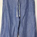 Ralph Lauren Lauren  Black Label Wide Leg Striped Pants Size 14 NWT Linen Blend Photo 3