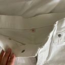 Levi’s White Denim Shorts Size 28in Photo 3