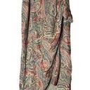 Jones New York  Signature 100% Silk Paisley Wrap Style Skirt Size 4 NWT Photo 0