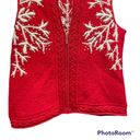 Coldwater Creek  Holiday Winter Theme Wool Vest Small Photo 1