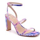 mix no. 6  Pink Purple Square Toe Aliciana Tye Dye Heels 6 Photo 10