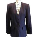 Oleg Cassini  Wool Suit Blazer Jacket Purple Size 10 Vintage Rare Workwear NWT Photo 0