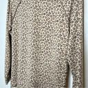 Caslon Nordstrom brand ‎ Leopard Print Long Sleeve Top size X-Small Photo 2