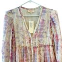 Rococo NEW  Sand Etre Metallic Maxi Dress Pink Multi Photo 3