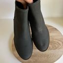 Kensie  Gerona Grey Leather Suede Soft Zipper Side Comfortable Ankle Boots 10 Photo 3