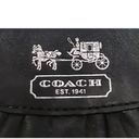 Coach  Est. 1941 Black Pleated Leather Small Wristlet W/Tag Photo 3