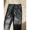 Wilfred  FREE Womens Size 4 Black Faux Leather High Rise Slim Fit Legging Pants Photo 3