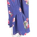 Isabel Maternity  Womens Floral Bell Sleeve Pullover Blouse Tunic Top XS Like New Photo 5