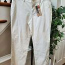 Dockers  Women's White Cotton Mid Rise Straight Legs Casual Jeans Pants Size 12 Photo 0