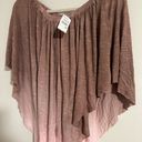 Young Fabulous and Broke Fiona ombré off shoulder maxi pink beige dress NWT YFB Photo 3