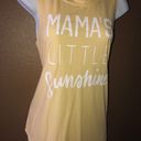 Isabel Maternity Yellow Tank Top “Mamas Little Sunshine” Size Small Photo 1