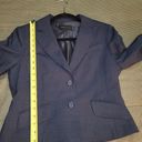 BCBGMAXAZRIA  Women Solid Gray Wool Two Buttons Blazer & Pant 2 Piece Suit Size M Photo 9