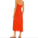 Revolve Shaycation X  Grace Midi Dress in Blood Orange Photo 2