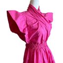 Derek Lam  10 Crosby Finne Ruffled Wrap Tiered Mini Dress in Pink 38 Womens Photo 7