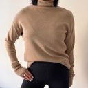 Wilfred  Aritzia Brown 100% Merino Wool Turtle Sweater Size M Photo 10