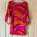 Trina Turk  Women’s Standard Vivid Vista Swim Tunic S Retro Groovy Summer Resort Photo 5