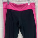 Under Armour Coldgear Stripe Inset Leggings Black and Pink Size Medium Photo 2