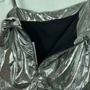 Mistress Rocks NWT  Next Up Metallic Silver Mini Skirt Size XS NEW Photo 13