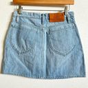 frame denim Frame Light Blue "Turin" Denim Le Italien Mini Skirt Women's 24 Photo 4