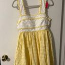 Mabel Yellow Gingham Dress Photo 3
