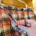 Lane Bryant  Plaid Skort With Waist Tie Belt Women’s Size 26 Photo 3