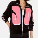 Juicy Couture NWT  Velour Retro Zip Up Track Jacket Pink Dark Purple Brown sz XL Photo 0