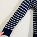 American Eagle Blue & White Striped Henley Jegging Fit Sweater Size XS Photo 4