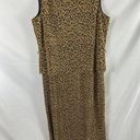 Scarlett  Vintage Animal Print Pleated Maxi Dress size 11/12 Photo 0