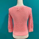 We The Free  by free people hot pink hole deconstructed sweater in size xs Photo 2