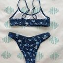 SheIn Floral Blue Bikini Photo 1