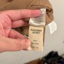 DL1961  Tilda Shirt Jacket in Khaki size Large (L) Photo 4