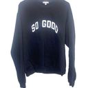 Good American  SO GOOD graphic sweatshirt size 3 large EUC Photo 0