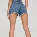 Good American  Bombshell Distresses Button Fly Denim Shorts- Size 8 (29) Photo 1