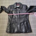 Liz Claiborne Vtg 90s  Leather Jacket Photo 2