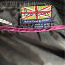 The Moon Boden British Tweed By Black Zip Up Wool Mini Skirt Size 12R Photo 5