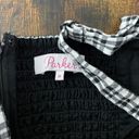 Parker Black & White Gingham Print Dress Photo 4