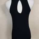 Black Turtleneck Bodysuit, Women's S Photo 2