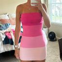 superdown Mini Pink Ombré Dress Photo 0